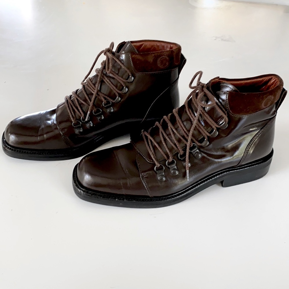 Gucci Vintage Brown Leather Bootie